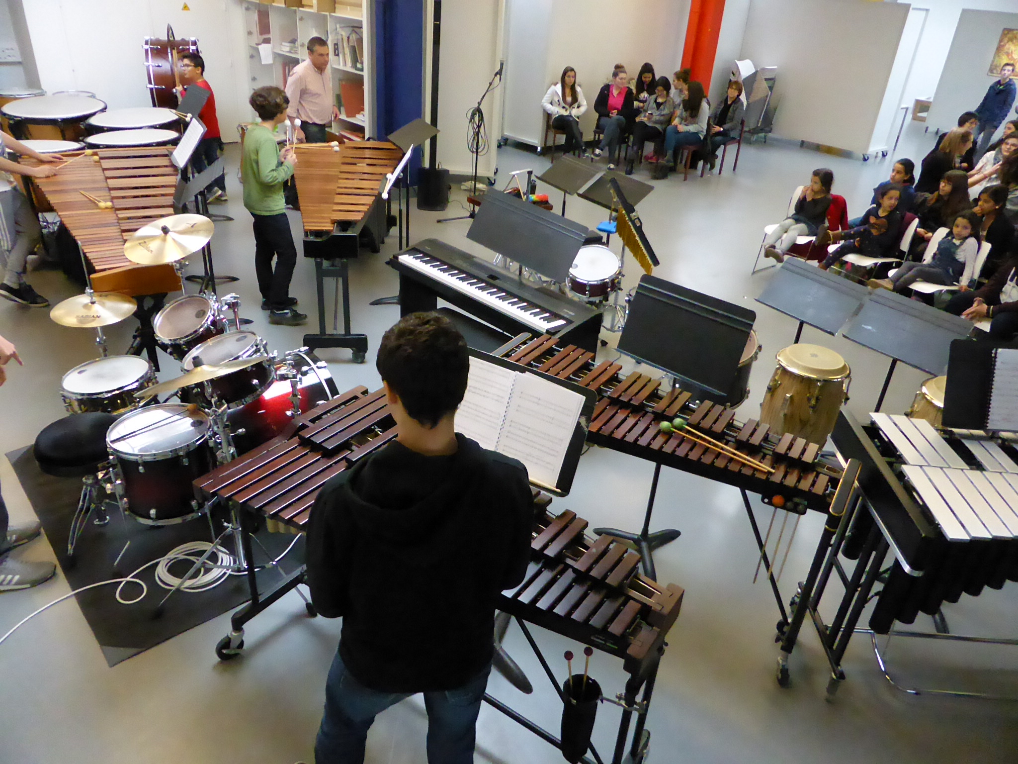 ensemble de percussions